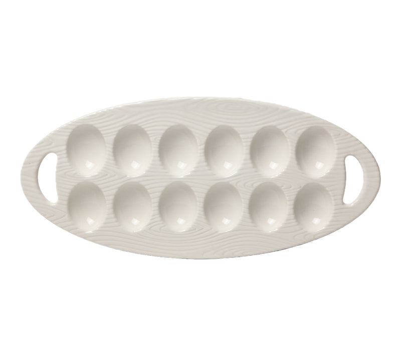 Temp-tations 12-Count Egg Serving Tray with Handles — View 10
