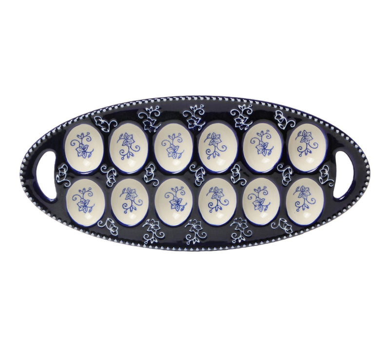 Temp-tations 12-Count Egg Serving Tray with Handles — View 13