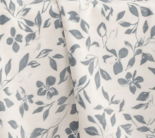Berkshire 60x70 Twin Print Reversible Floral & Stripe Throw — View 2