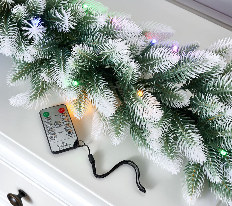 "As Is" Bethlehem Lights 9' Grand Radiance 3-in-1 Garland — View 4