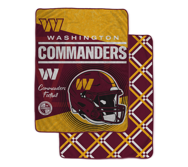 NFL Officially Licensed 60"x80" Fleece & Sherpa Back Throw — View 4