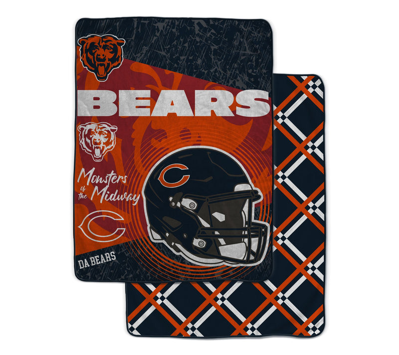 NFL Officially Licensed 60"x80" Fleece & Sherpa Back Throw — View 7