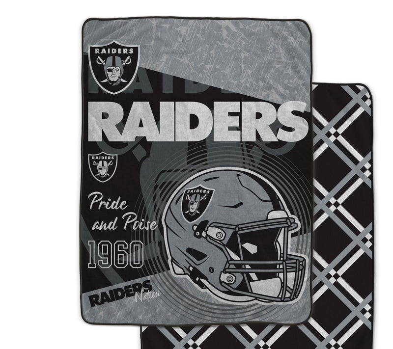 NFL Officially Licensed 60"x80" Fleece & Sherpa Back Throw — View 9