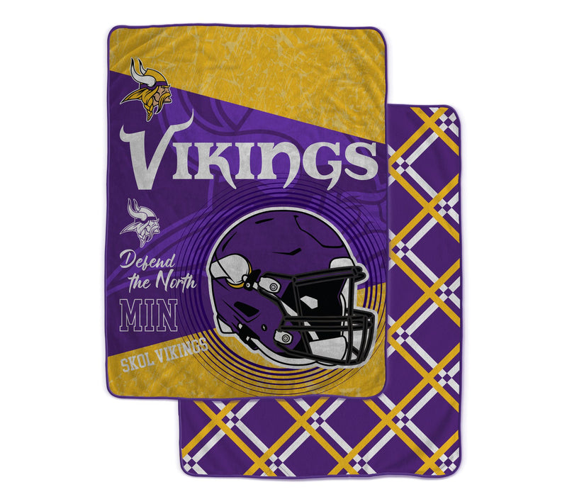 NFL Officially Licensed 60"x80" Fleece & Sherpa Back Throw — View 12