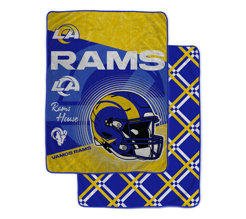 NFL Officially Licensed 60"x80" Fleece & Sherpa Back Throw — View 15