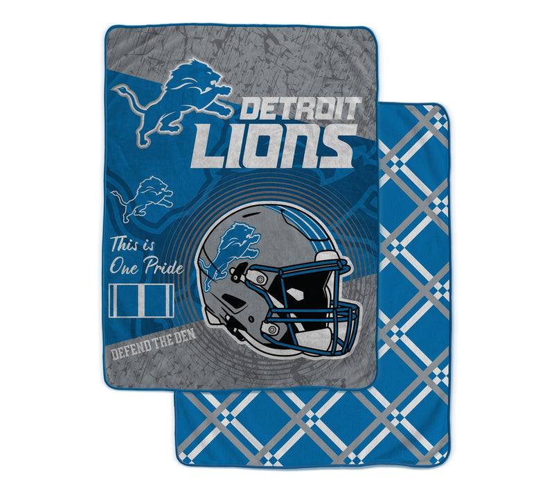 NFL Officially Licensed 60"x80" Fleece & Sherpa Back Throw — View 22