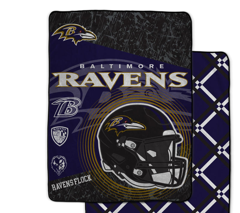 NFL Officially Licensed 60"x80" Fleece & Sherpa Back Throw — View 31