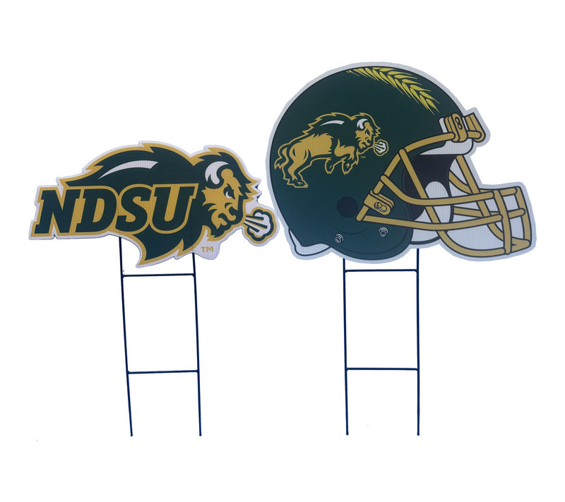 Pegasus Sports NCAA Logo and Helmet 2 Pack YardSign Set — View 3