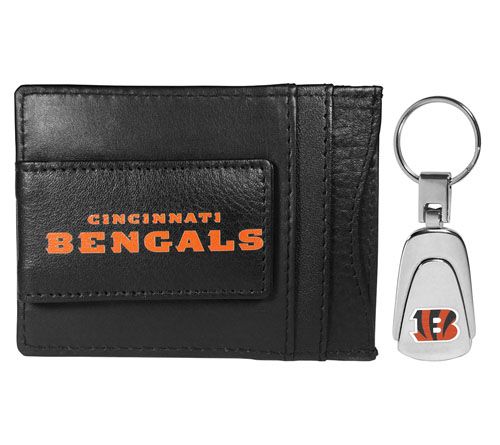 Siskiyou Sports NFL Leather Cash & Cardholder &Steel Keychai — View 5