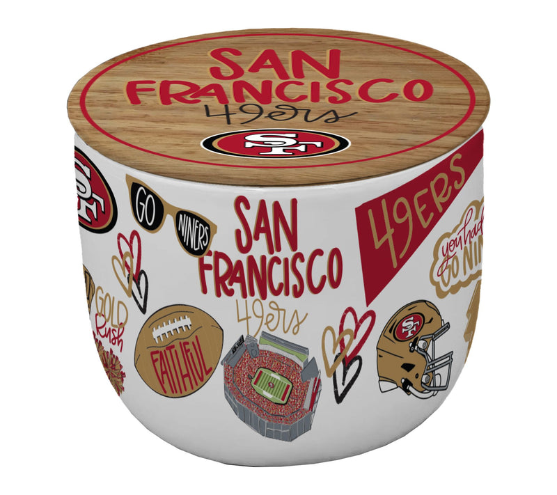 Pegasus Sports NFL Loco Fan 16oz Ceramic Candle — Main view