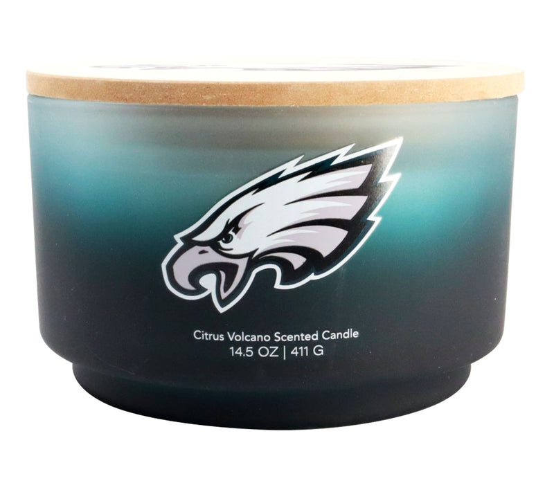 Pegasus Sports NFL Glass Gradient 14.5 oz Woodop Candle — Main view