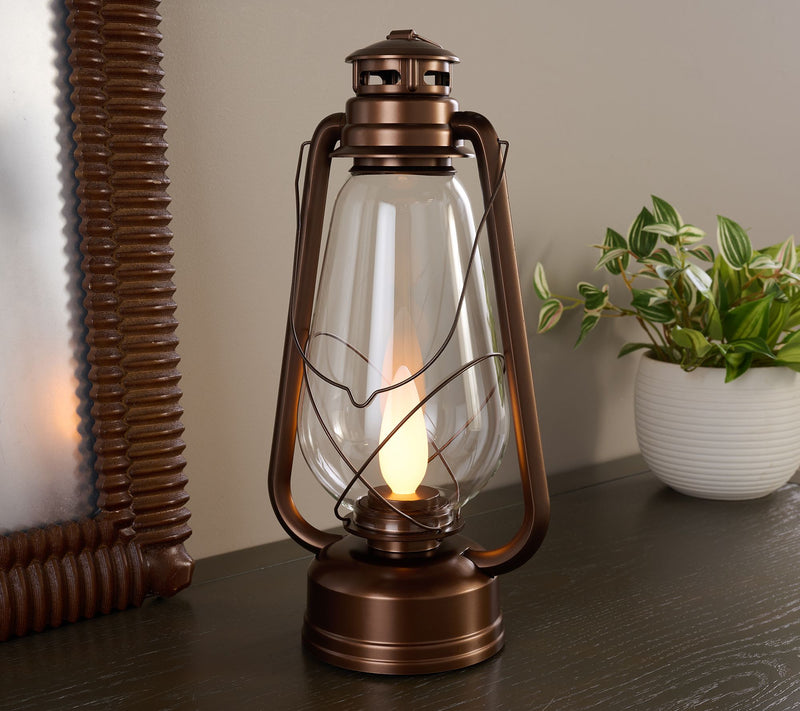 "As Is" Bethlehem Lights 15" In/Outdoor Oil Lantern — View 2