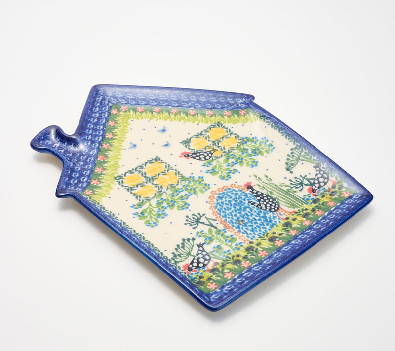Lidia's Polish Pottery House Plate — View 2