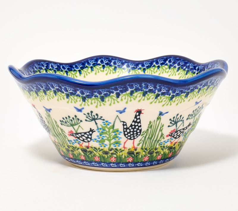 Lidia's Polish Pottery Medium Viki Bowl — View 3