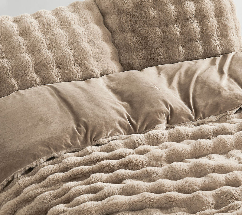 Frye Bubble Faux Fur King Comforter Set — View 5