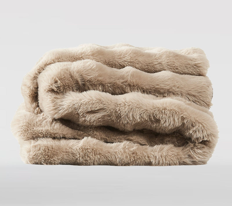 Frye Bubble Faux Fur King Comforter Set — View 4