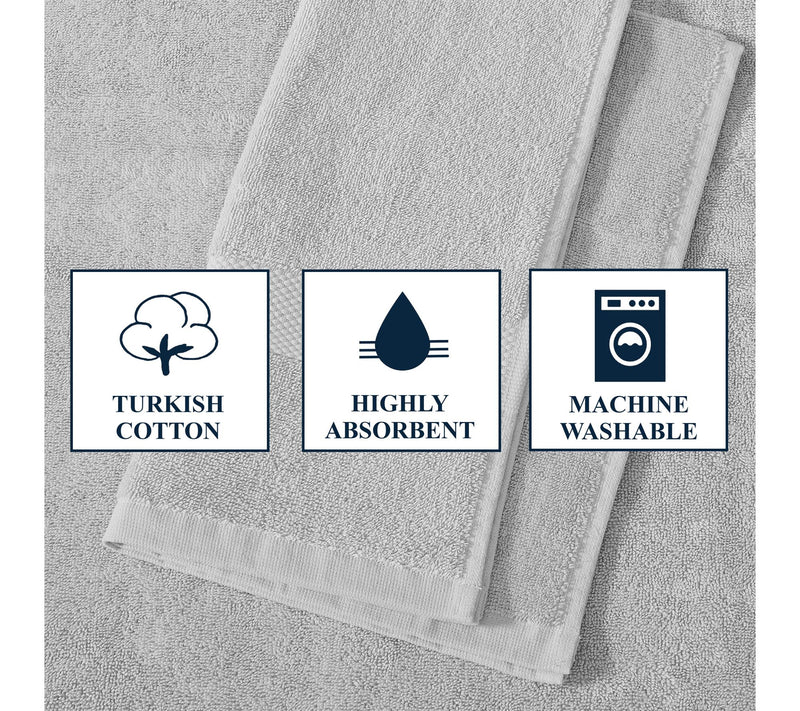 Cannon Luxe Turkish Cotton 10 Piece Towel Set — View 4