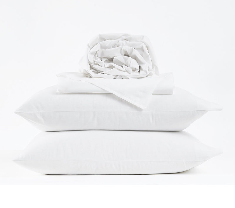 Frye 100% Cotton Linen Weave King 4 Piece SheetSet — View 4