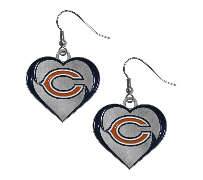 Siskiyou Sports NFL Heart Dangle Earrings — Main view