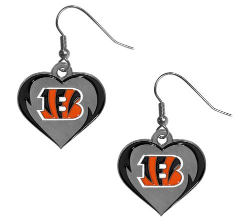 Siskiyou Sports NFL Heart Dangle Earrings — View 6