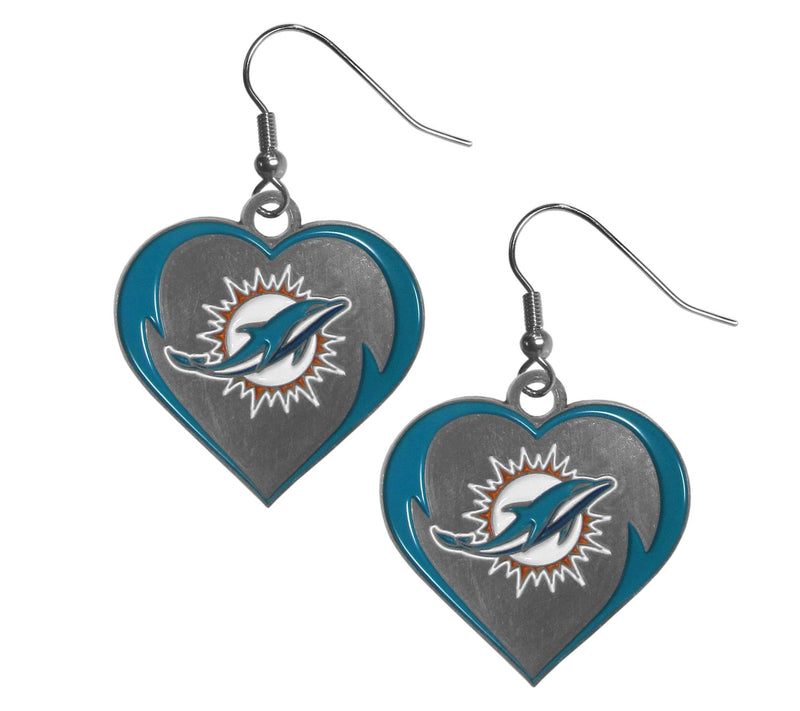 Siskiyou Sports NFL Heart Dangle Earrings — View 38
