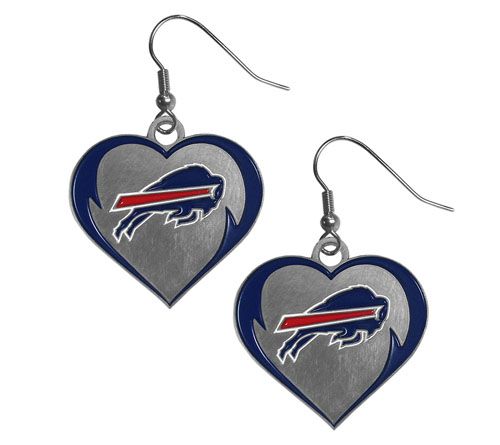 Siskiyou Sports NFL Heart Dangle Earrings — View 13
