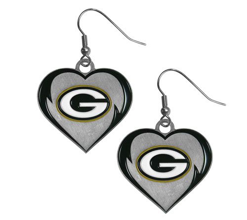 Siskiyou Sports NFL Heart Dangle Earrings — View 18