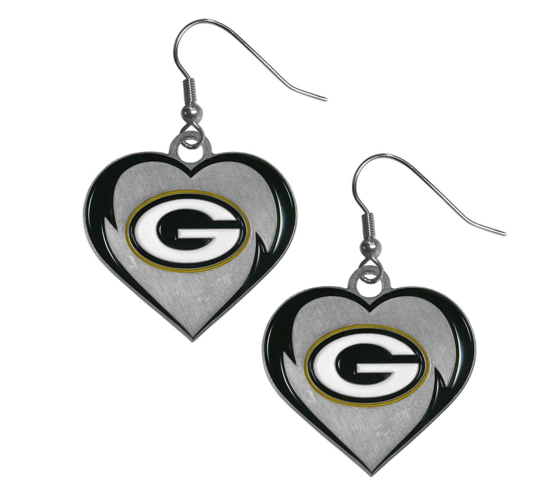 Siskiyou Sports NFL Heart Dangle Earrings — View 44