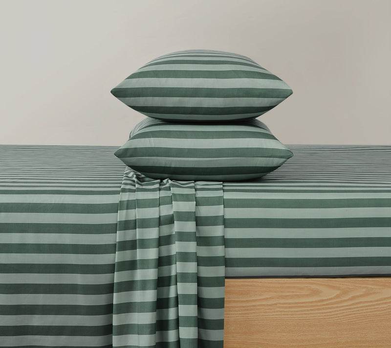Truly Soft Weston Stripe 4 Piece Queen Sheet Set — View 2