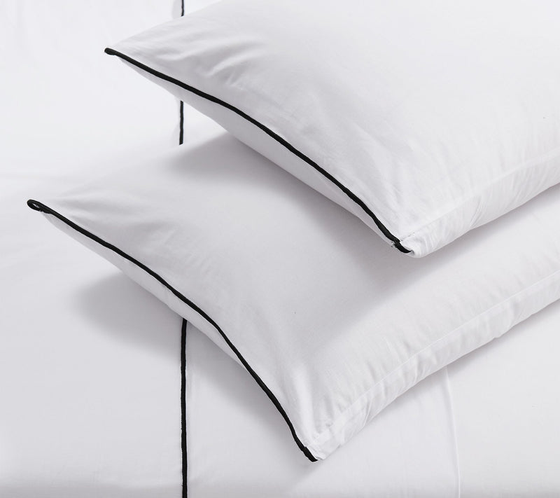 Brooklyn Loom Merrowed Edge 4 Piece King SheetSet — View 7