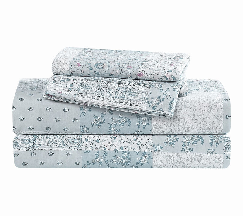 The Farmhouse by Rachel Ashwell Bohemian Rhapsody Queen Sheet — View 4