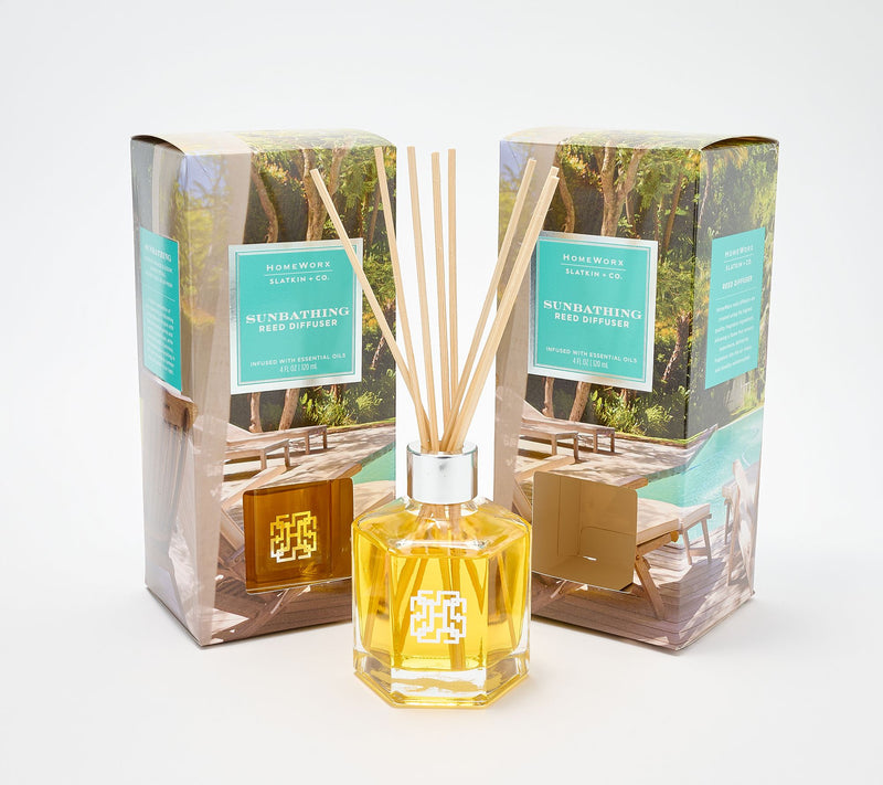 HomeWorx by Sltakin + Co. S/2 Sunbathing Reed DIffusers — Main view