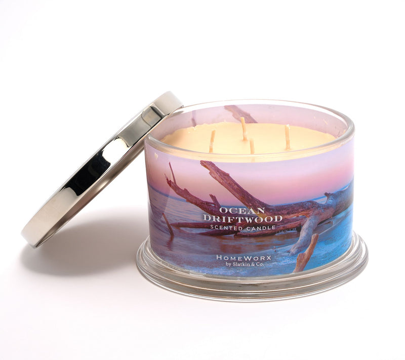 HomeWorx by Slatkin + Co. 18oz Ocean Driftwood Candle — Main view