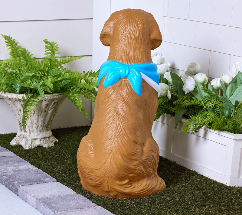 Bethlehem Lights 27" Illuminated Indoor/Outdoor Summer Pup — View 3