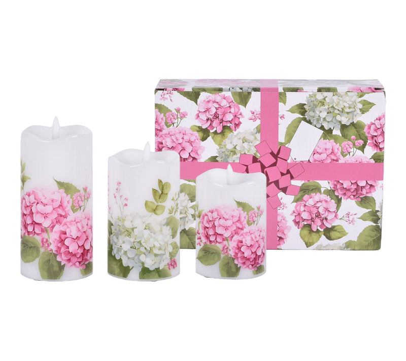 Temp-tations Set of (3) 4",5",6" Fiberoptic Candles — Main view