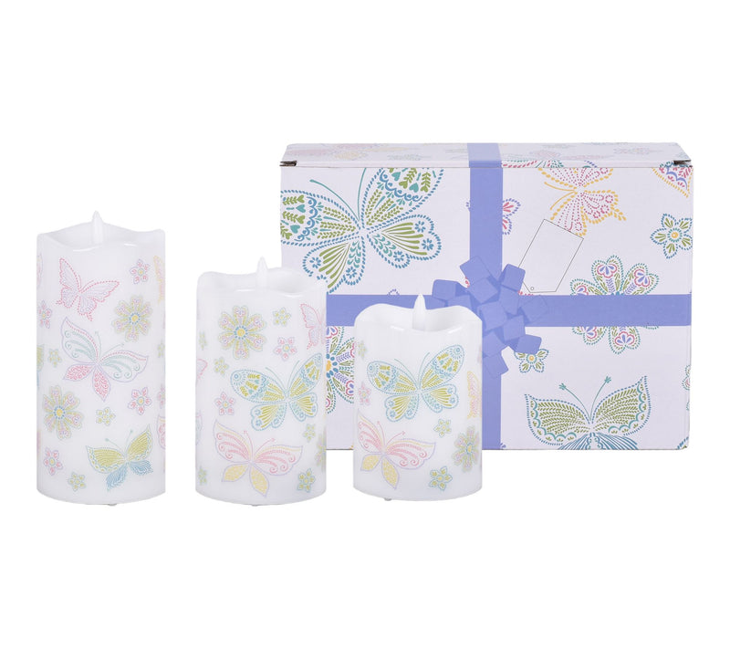 Temp-tations Set of (3) 4",5",6" Fiberoptic Candles — View 7
