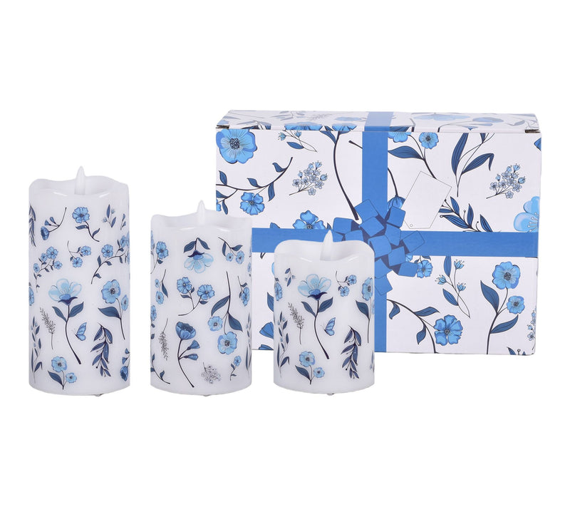 Temp-tations Set of (3) 4",5",6" Fiberoptic Candles — View 8