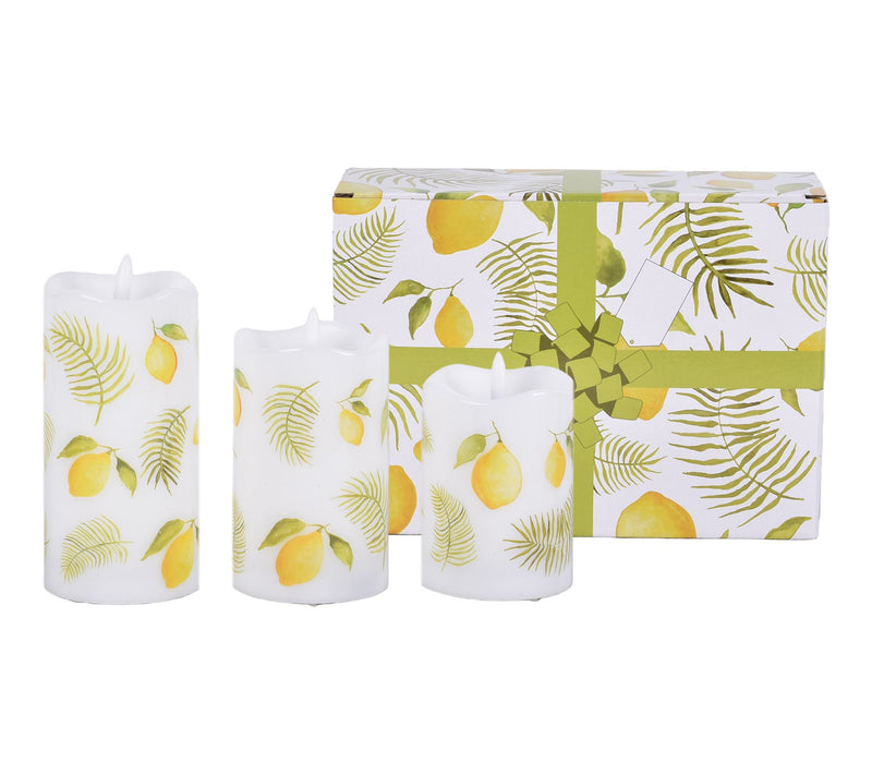 Temp-tations Set of (3) 4",5",6" Fiberoptic Candles — View 10