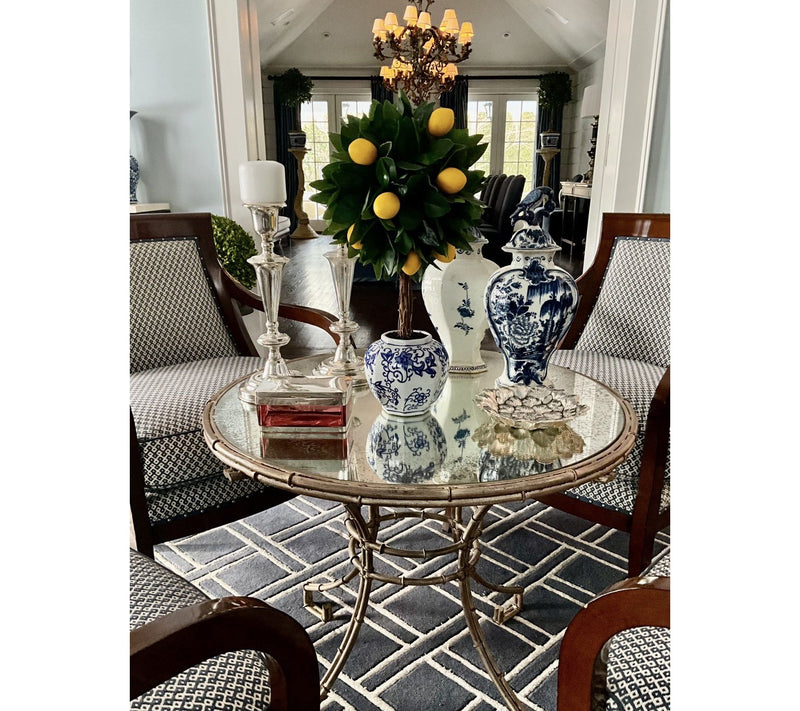 Hotel du Cobb by Dennis Basso 19" Faux Lemon Sphere in Pot — View 2