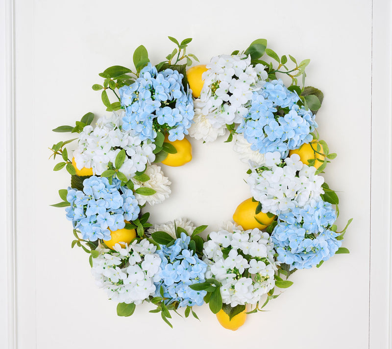 Hotel du Cobb by Dennis Basso 24" Real Feel Hydrangea Wreath — Main view
