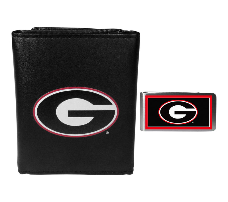 Siskiyou Sports College NCAA Leather Tri-fold &Money Clip — View 6