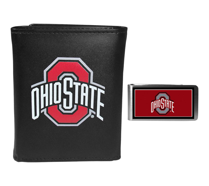 Siskiyou Sports College NCAA Leather Tri-fold &Money Clip — View 30