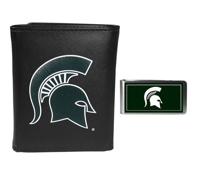 Siskiyou Sports College NCAA Leather Tri-fold &Money Clip — View 31