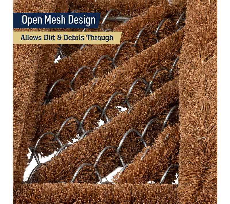 Kings County Natural Coir Doormat Boot Brush Sh oe Cleaner — View 4