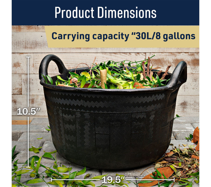 Kings County Large  30L/8-Gal Bucket with Handles Yard Bin — View 6