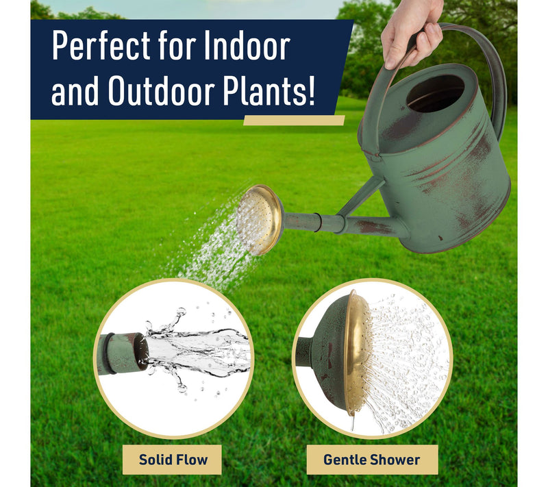 Kings County 1-Gallon Plant Watering Can with Removable Spout — View 3