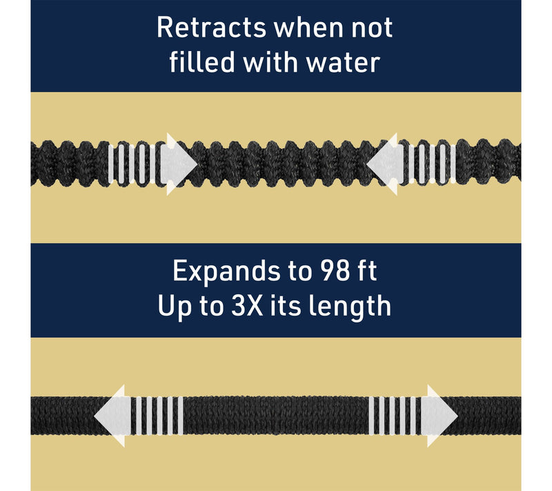 Kings County Self-Extending Garden Hose Expandsto 98' — View 2