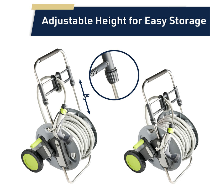Kings County Easily Retractable Hose Reel with100' Hose — View 2