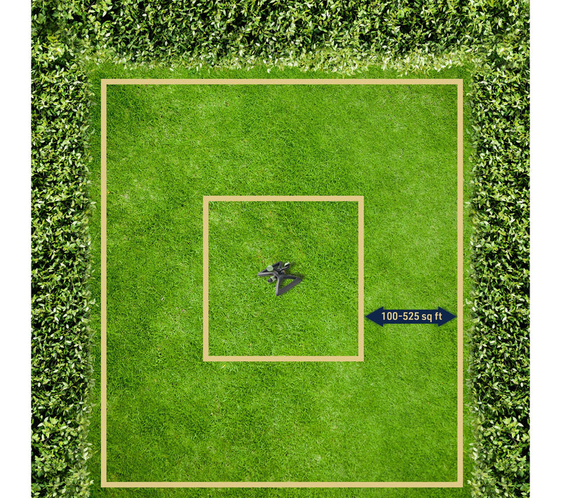 Garden or Yard Rotating Lawn Sprinkler w/ Adjustable Settings — View 4