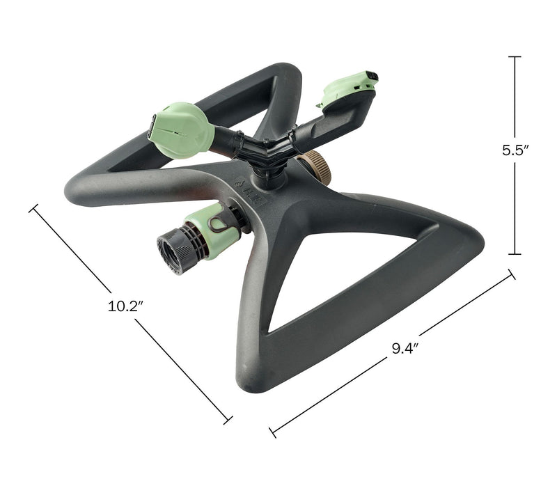 Garden or Yard Rotating Lawn Sprinkler w/ Adjustable Settings — View 6